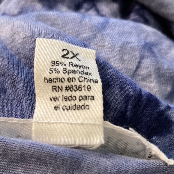 Eye Candy tie dye boho lightweight 2x - Picture 5 of 5